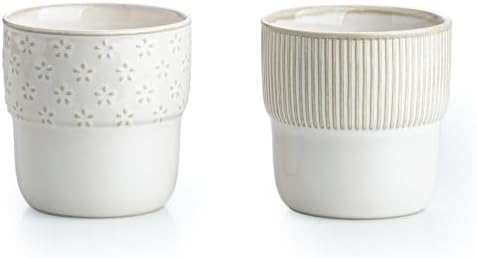 Espresso Cups Set of 2, 4oz Espresso Shot Cups, Mini Coffee Mugs