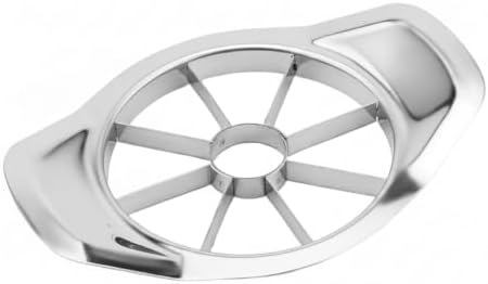 Quick One-Press Apple Slicer and Corer, Stainless Steel Wedge Cutter