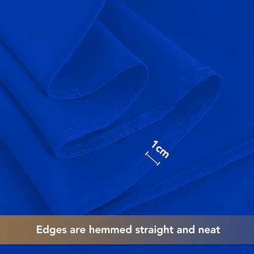 sancua Royal Blue Tablecloths 60x120 Inch for 8 Foot Tables, 6 Pack