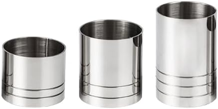 Stainless Steel Measuring Cup Jigger Set, 3-Piece