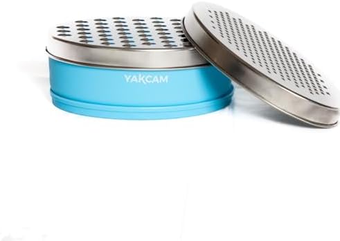 YAKCAM Cheese Grater with Container Bowl, 4-Pc
