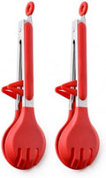 Silicone Kitchen Tongs, 2 Pack, 10 Inch