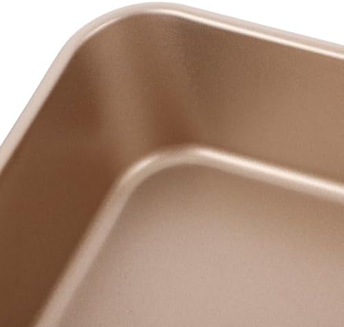 3 Piece Rectangular Cake Pans Set, Carbon Steel Oven Baking Sheets