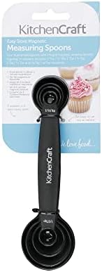 KitchenCraft Magnetic Measuring Spoons Set Stainless Steel Stackable