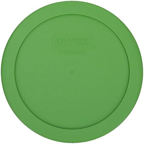 Pyrex 7201 (4-Cup) Glass Bowl with Lawn Green Lid - Made in USA