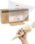 Bake Choice 16 Inch Large Piping Bags, 100 Thickened Disposable Pastry