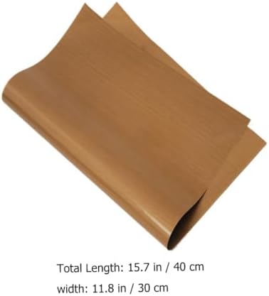 Reusable Baking Mat 4 Sheets Ptfe Fiberglass Coffee Cut Size