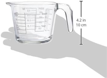 Farberware 2-Cup Borosilicate Glass Wet and Dry Measuring Cup with