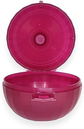 Tupperware Onion Keeper Container, Red Purple