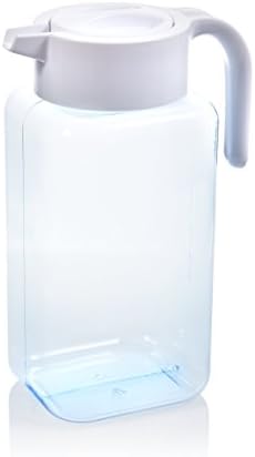 Arrow Home Products 1 Gallon Plastic Pitcher with Lid - Clear Plastic