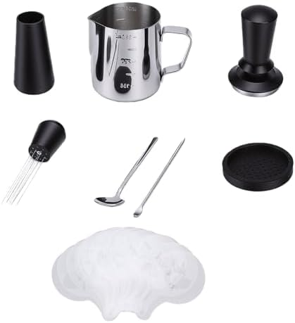Jiawu Coffee Tamper Accessories Kit, 51mm Adjustable Stainless Steel