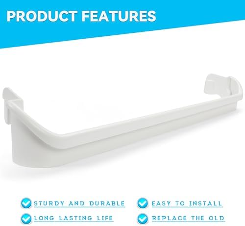 HECASA 240534901 Refrigerator Door Shelf Door Bar Compatible with
