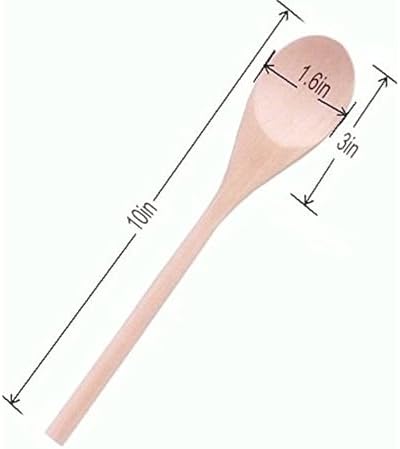 Kitchen Wooden Spoons Mixing Baking Serving Utensils Puppets 10 In