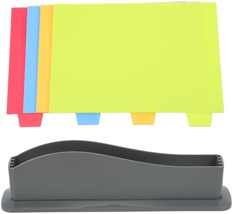 4 Piece PP Kitchen Chopping Board Set, Color Coded Meat and Seafood