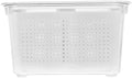 Uonlytech Food Storage Container, Two Compartment Refrigerator Produce