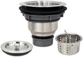 3-1/2-Inch Stainless Steel Kitchen Sink Drain Assembly Kit