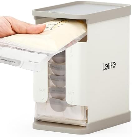 Breast Milk Bag Organizer with Aluminum Freeze Tray, FIFO Storage