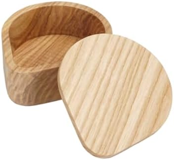 51/53 / 58MM Coffee Filter Paper Box Solid Wood Round Mocha Pot Handle