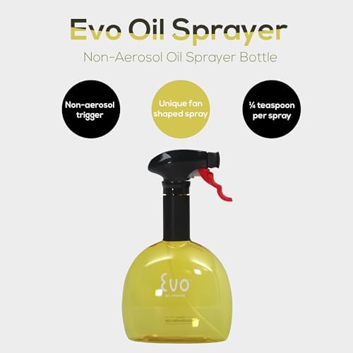 Evo Oil Sprayer Minis, 8-Ounce, Yellow and Green