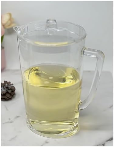 2.75 Quarts Unbreakable Plastic Pitcher with Lid and Spout, BPA