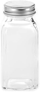 6oz, BEST VALUE 14 Large Glass Spice Jars includes pre-printed 126