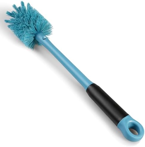 2-in-1 Bottle Cleaning Brush and Straw Cleaner Brush, Total Blue