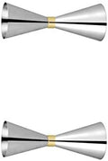 Stainless Steel Double Jigger Cocktail Jigger 30&45ml 45&60ml Silver