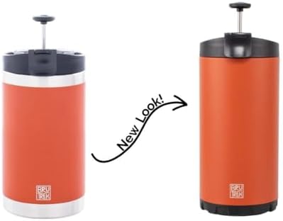 BruTrek Steel Toe 3.0 French Press, 20oz