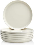 Sweese Porcelain Dessert Plates 7.4 Inch Set of 6 - Dove Gray Salad
