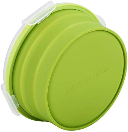 Silicone Food Storage Containers, 800ml Collapsible Bowl Silicone