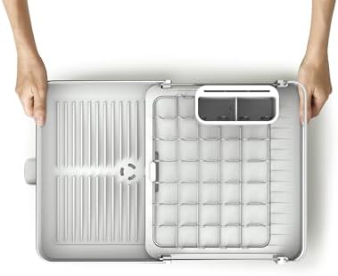 Joseph Joseph Expandable Steel Dish Drying Rack, Stainless Steel