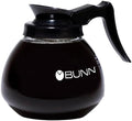 BUNN 42400.0103 12 Cup Commercial Glass Decanter with Black Handle