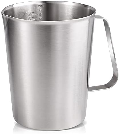 KSENDALO 64Oz/8Cup Stainless Steel Pitcher (SUS304), 2 Liter Metal