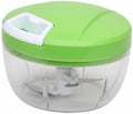 Manual Food Chopper with Pull String for Vegetables and Garlic