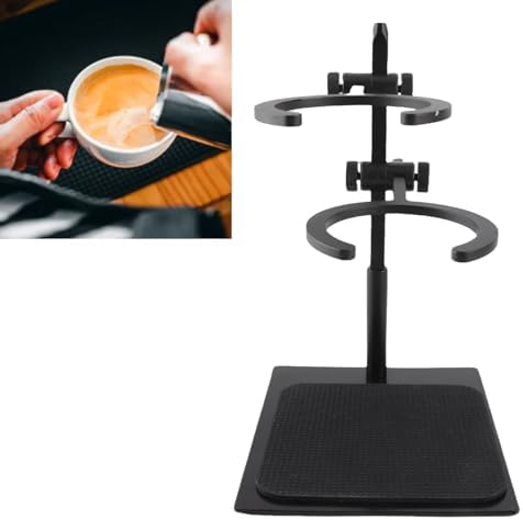 VINGVO Pour Over Coffee Dripper Stand Set for Home Office, Double