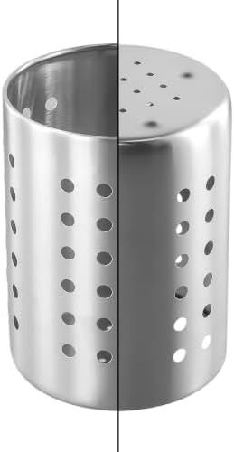 Stainless Steel Utensil Holder,Utensil Drying Rack(10x12.5cm)