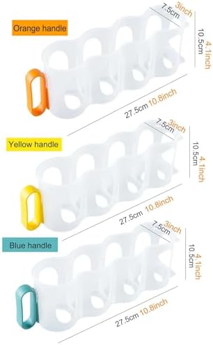 Portable Soda Can Organizer, 3-Pack, Yellow