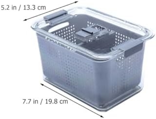 Fresh Food Storage Container Refrigerator Organizer Bin Medium Vent
