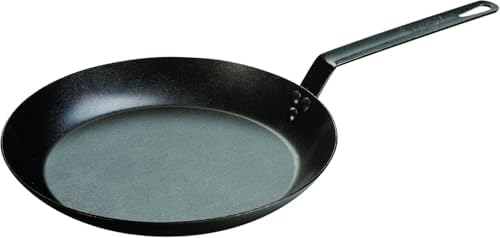 Lodge Carbon Steel Skillet with Handle Holder, 12 Inches