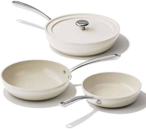 Redchef Ceramic Non Stick Frying Pans Set Nonstick Skillets 8/9.5/11 Inch