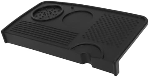 Dpofirs Coffee Tamping Mat Brush Set, Professional Coffee Station Mat