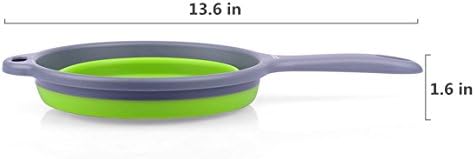ZOER Kitchen Foldable Pasta Strainers,Collapsible Colanders with