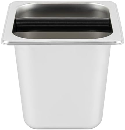 Restaurantware Espresso Knock Box - 1 Case - 6" Inch Deep Stainless