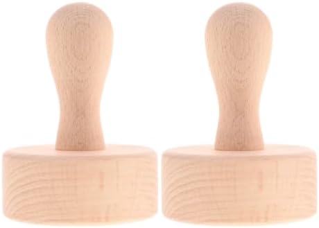 OSALADI Removable Bottom Tart Pan Set 2pcs Wooden Baking Tools