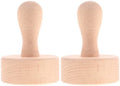 OSALADI Removable Bottom Tart Pan Set 2pcs Wooden Baking Tools