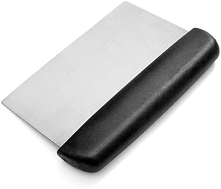 New Star Foodservice Bakery-Grade Stainless Steel Dough Scraper with