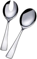Mikasa 5147646 Serena 2-Piece Stainless Steel Salad Serving Set