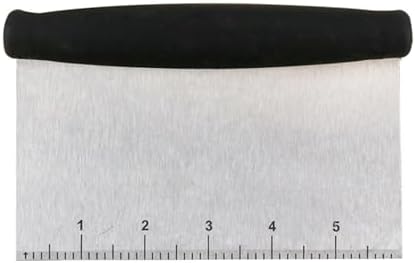 Multi-Purpose Bench Scraper & Chopper: Stainless Steel Dough Cutter