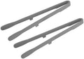 uxcell Silicone Tongs, 2-Pack, Gray