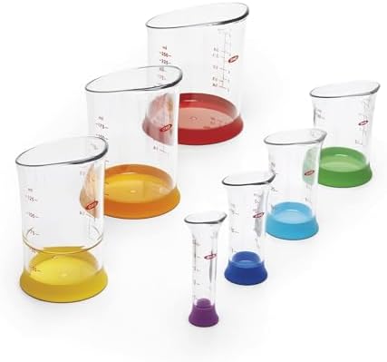 OXO Good Grips 7-Piece Nesting Measuring Beaker Set - Multicolored